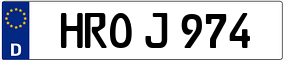 Truck License Plate